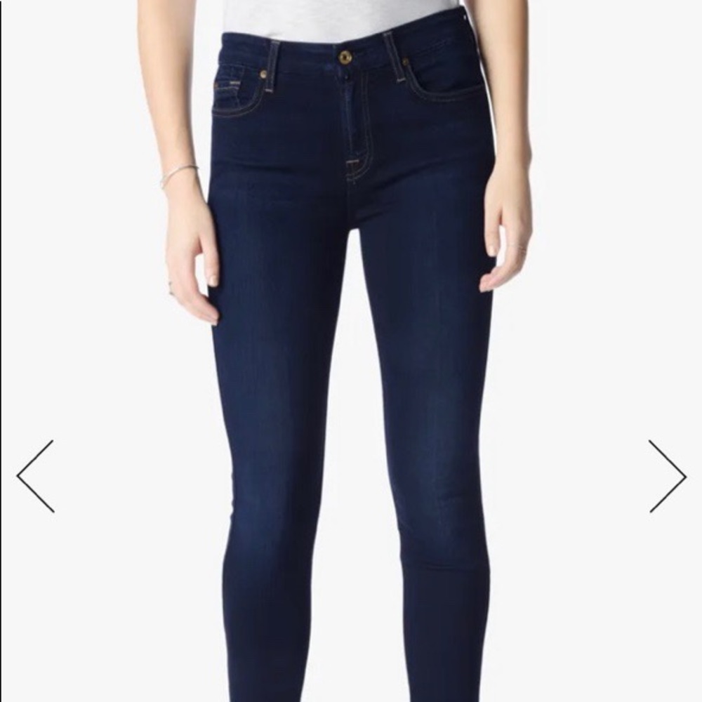 7 for all mankind b(air) skinny jeans